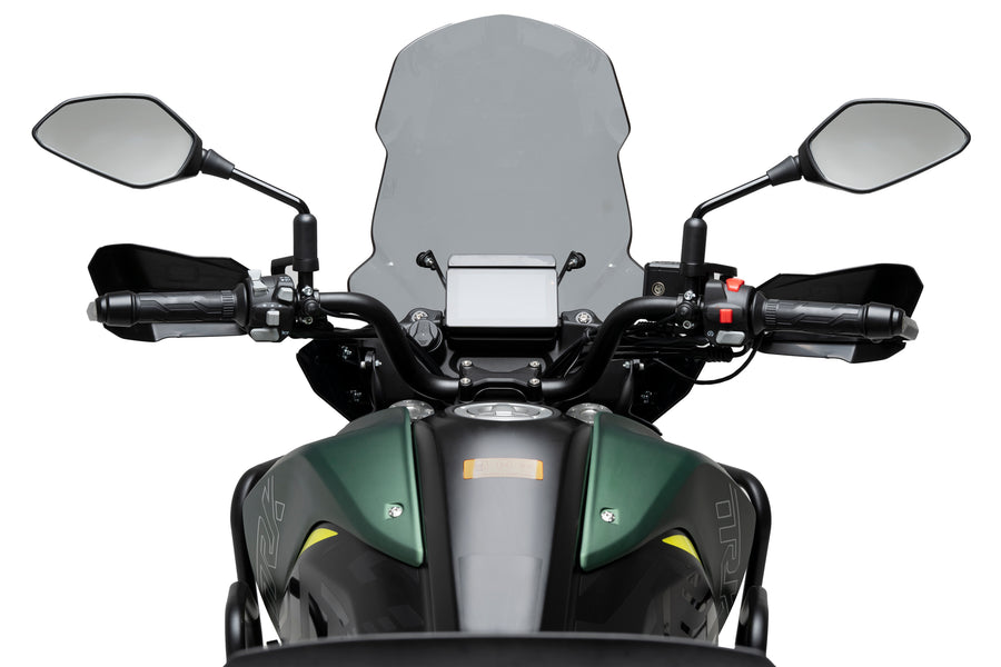 BENELLI TRK 702 [2025] – Touring näyttö – Läpinäkyvä materiaaliyksityiskohta