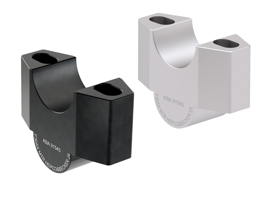 Kawasaki Z7 Hybrid [2024-] - handlebar risers silver