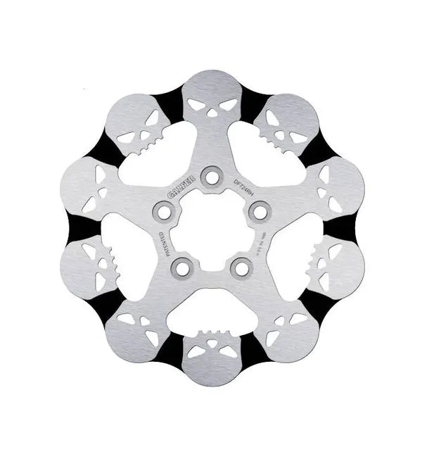 Harley-Davidson XL 883 R Roadster [2009-2010, 2013] – Kiinteä jarrulevy Skull – Kuva 3