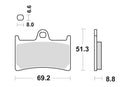 YAMAHA XSR 900 [2016-2022] - Dual Sinter brake pads