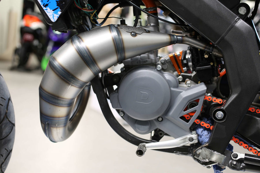 Aprilia RX 50 2T D50B1 [2006–] - Pakokaasu 70cc sininen musta