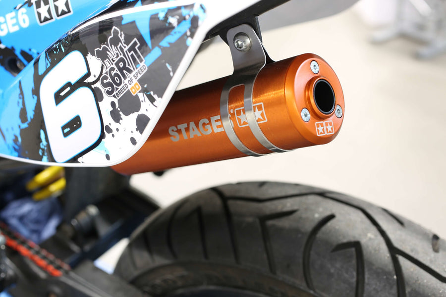 Aprilia SX Factory 50 2T - Pakokaasu 70cc CNC oranssi