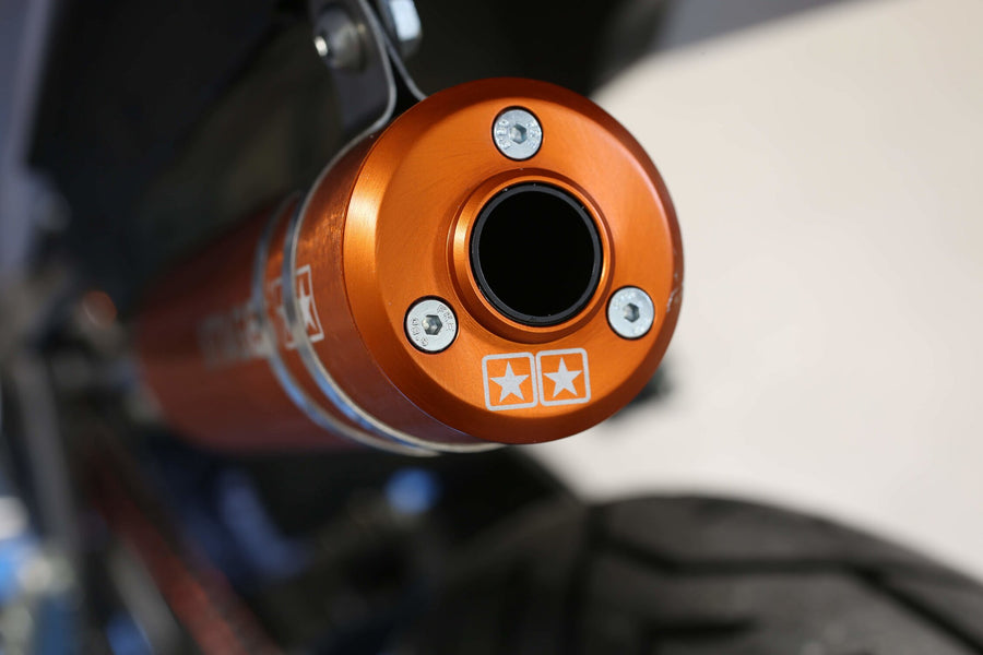 Aprilia SX Factory 50 2T - Pakokaasu 70cc CNC oranssi