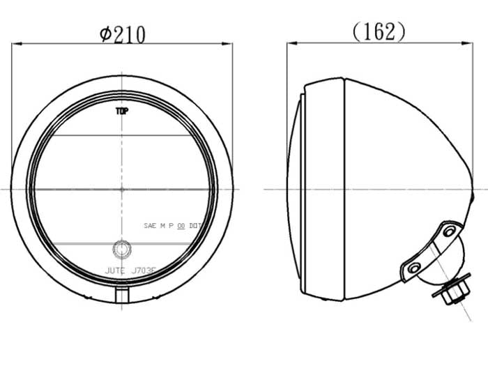 LED-Scheinwerfer "HD-Style"