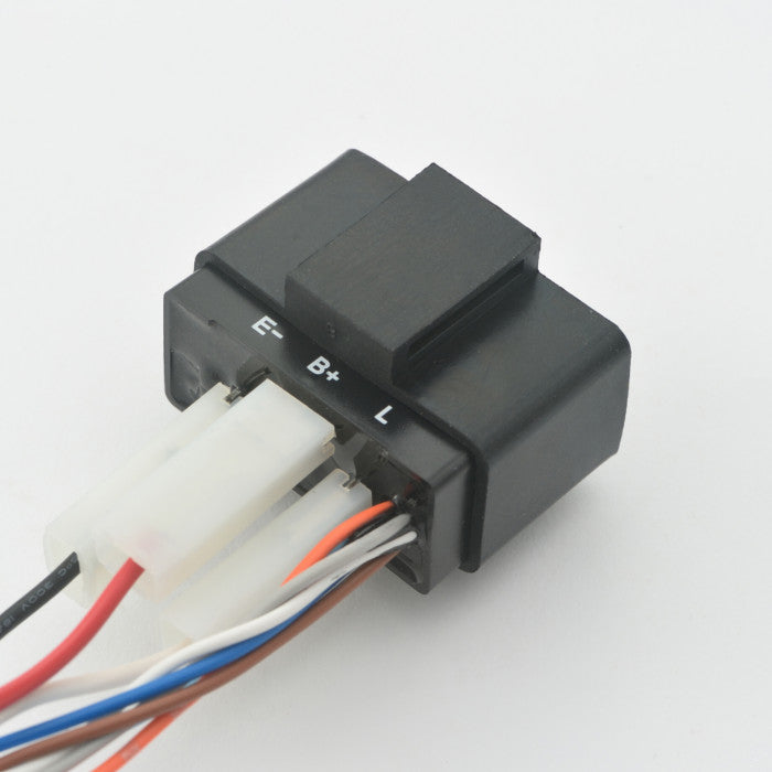 LED Blinkrelais 3-Polig – 0,1-100W, 12V, 3P, Blinkrelais 3-Polig + Warnblink & Standlichtfunktion, Adapter, LED