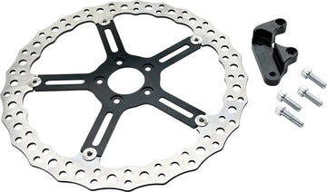 harley davidson fxlrst [ARLEN NESS] – 15" Big Brake Jagged Floating Root Kit