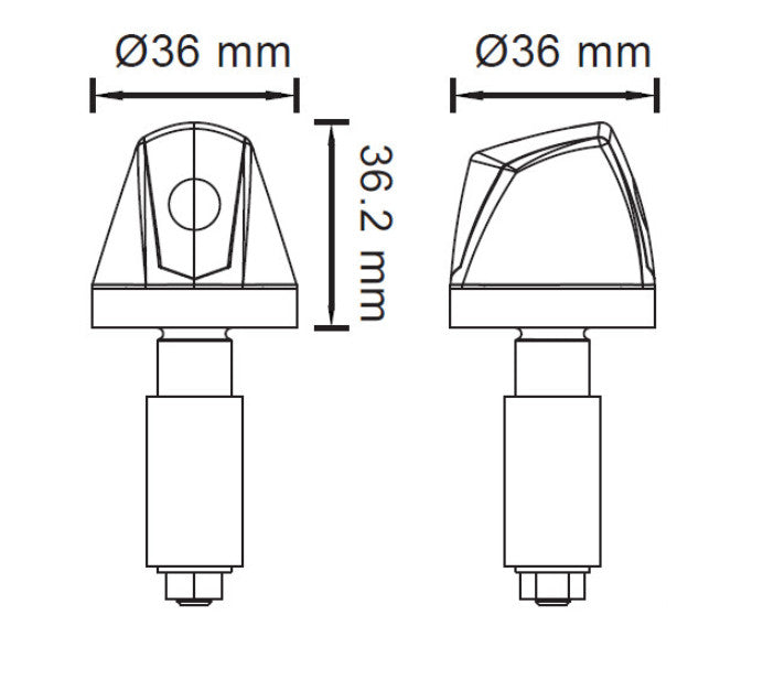 Yamaha MT-07 – Knight LED bar end indicator pair