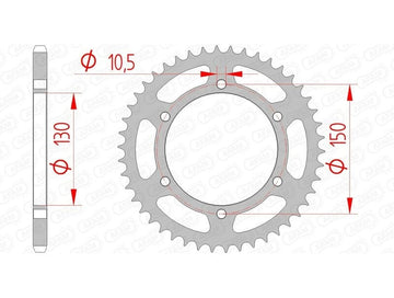 Yamaha XJ 6 S Diversion ABS (RJ 19) [2009-2012] - Kettenkit 520 XSR4 - 16/46-118 - Standard Kettenrad Stahl