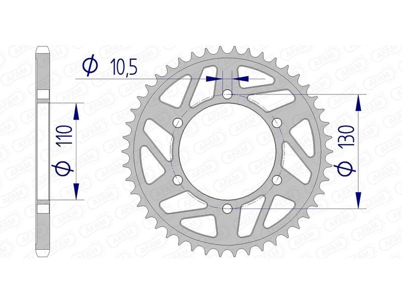 Suzuki Katana Yoshimura 1000 [2020-2021] - Kettenkit 520 XHR4 - 17/44-116 - Standard Kettenrad Alu
