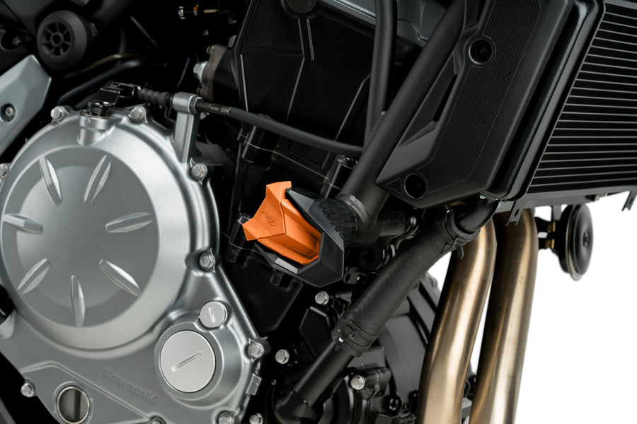 KAWASAKI NINJA 7 HYBRID [2025] – Crash Pads R19 – Black