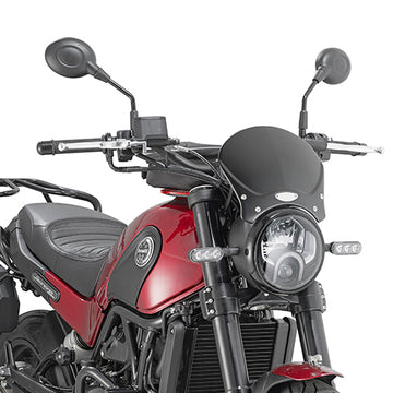 ROYAL ENFIELD SCRAM [2022] - Yleistuulilasi mustaksi eloksoidusta