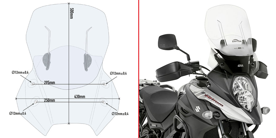 SUZUKI DL 650 V STROM [2017-2023] - Tuulilasi