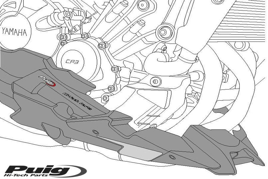 YAMAHA MT 09 MT 09 SP MT 09 TRACER [2013-2022] - Motorschutzverkleidung