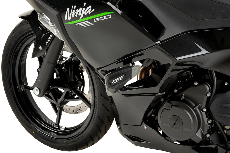 KAWASAKI NINJA 500 SE [2025] – Crash Pads PRO 2.0 – musta