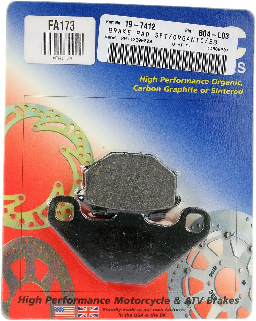 aprilia pegaso 650 [EBC] – orgaaniset jarrupalat "FA"