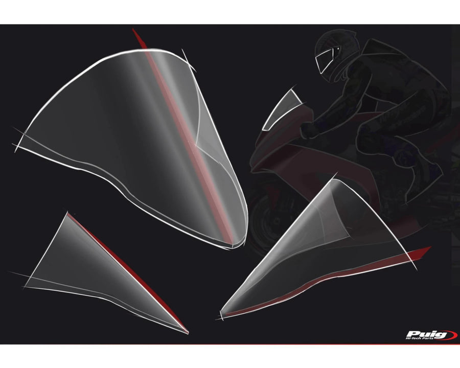 KAWASAKI ZX-10RR NINJA PERFORMANCE [2018] – R-Racer Screen – Sävytetty