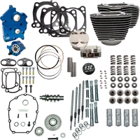 Harley-Davidson FLSTFI 1923 Softail Fat Boy Gray Ghost 117 [2026] - 132" Power Package Motorleistungs-Kit – Oberfläche: Black Granite – Bild 11