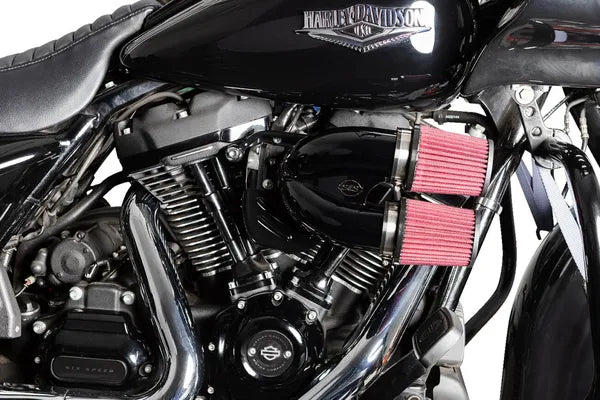 Harley-Davidson FLHTCUTG 1868 Tri Glide Ultra 114 [2025] - Tuned Induction Luftfilterkit – Oberfläche: Schwarz – Bild 7