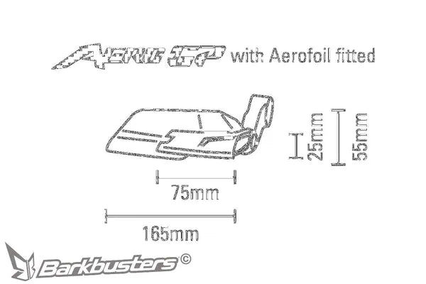 Royal Enfield Classic 350 [BARKBUSTERS] – AERO-GP Hebelprotektor