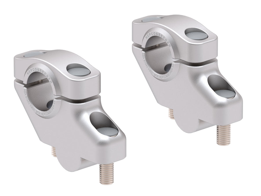Honda CB 500 [1993-1997] - handlebar risers 30/21 mm / Ø 22.2 mm / silver