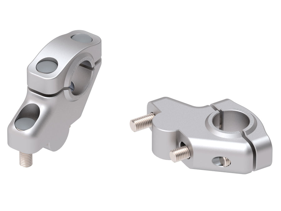 Yamaha XJR 1200 [1995-1999] - handlebar risers 30/21 mm / Ø 22.2 mm / silver