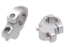 KTM 1290 Super Duke R [2014-2019] - handlebar risers 30/21 mm / Ø 28.6 mm / silver