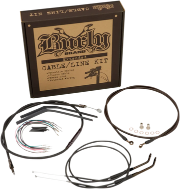 harley-davidson street bob [BURLY BRAND] – Jail Bar -kaapelisarja - 0