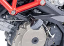 APRILIA SHIVER 900 [2020] – Adapter Beifahrer Fußrasten- Gummipad – Schwarz-5