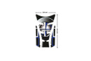 YAMAHA YZF 1000 R THUNDERACE [2002] – Wings Tankprotektor – Silber-10