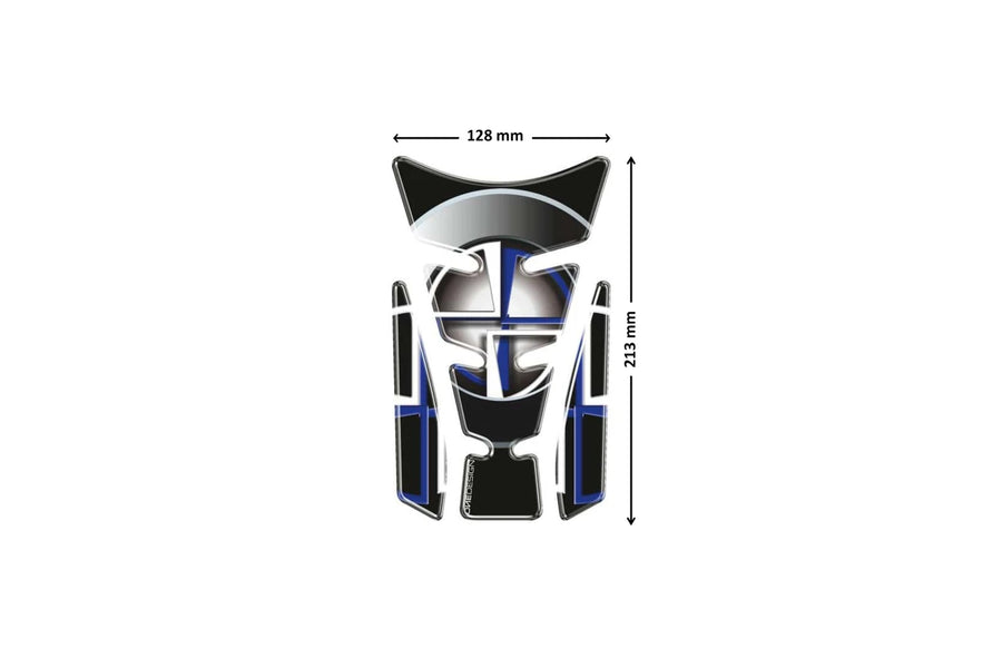 YAMAHA YZF 1000 R THUNDERACE [2002] – Wings Tankprotektor – Silber