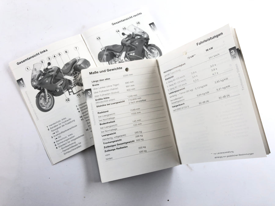 BMW K 1200 GT K12 [2004] - Käyttöohjeet