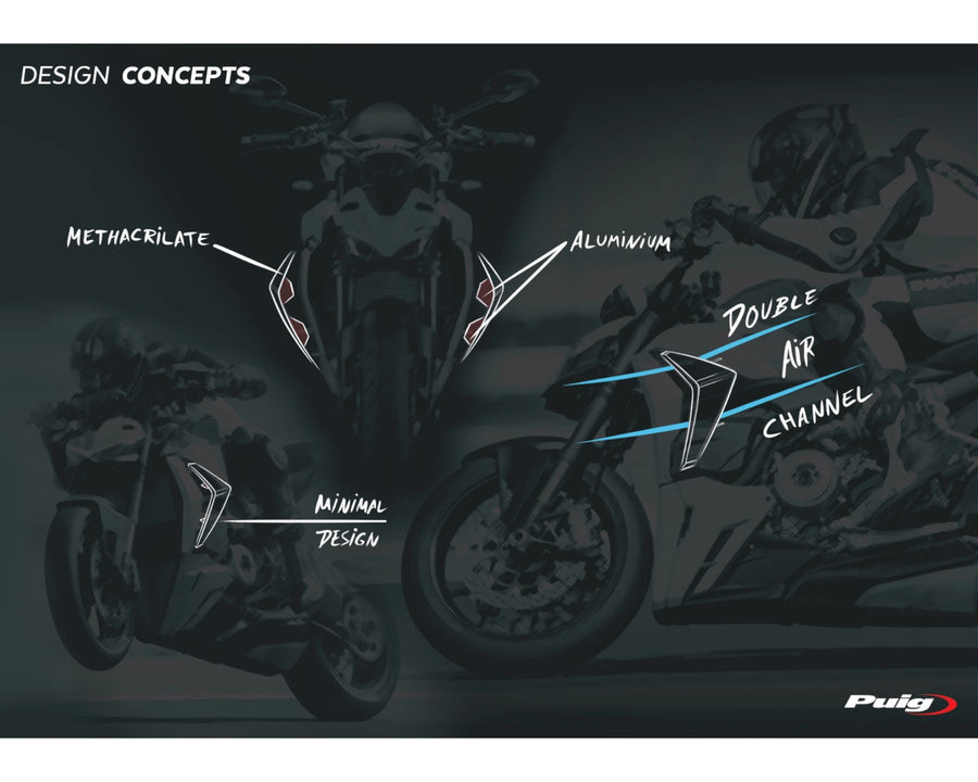 DUCATI STREETFIGHTER V2 [2024] – Tuulilasin puoli