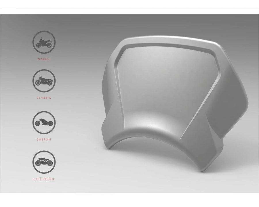 YAMAHA XSR 900 [2021] – ALU faceplate – silver