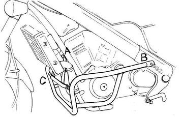 Honda NTV 650 [1988-1998] - Moottorin suojauspalkki