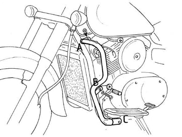 Kawasaki VN 1500 Classic [1996-2002] - Moottorin suojauspalkki - 0