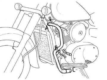 Kawasaki VN 1500 Classic [1996-2002] - Moottorin suojauspalkki