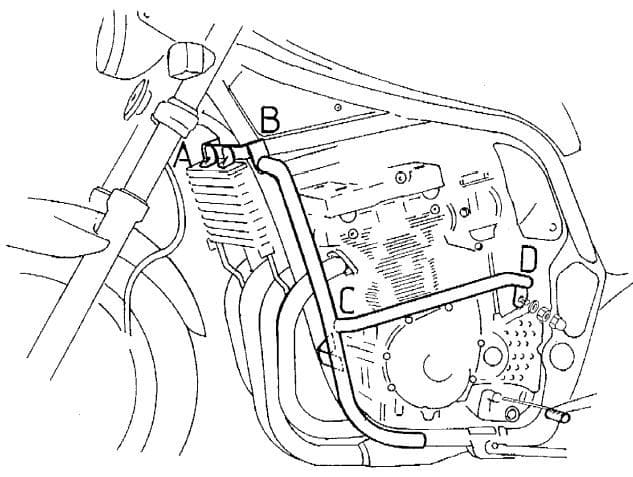 Suzuki GSF 600 S [1996-1999] - Moottorin suojauspalkki