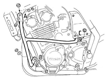 Yamaha FZS 600 [1998-2004] - Moottorin suojauspalkki