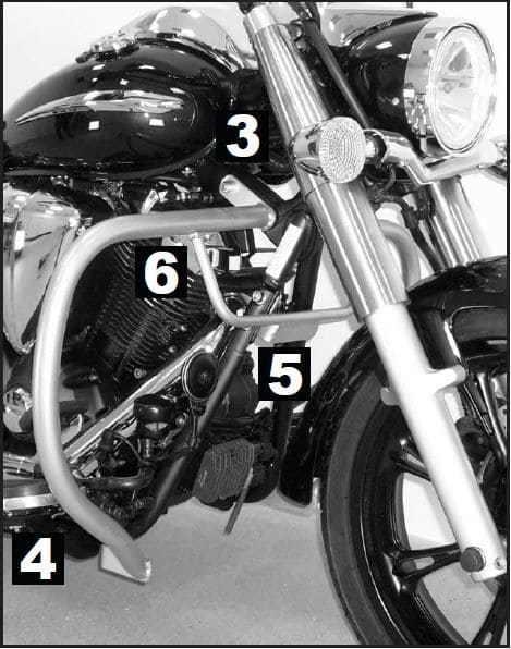 Yamaha XVS 950 A Midnight S [2009-2015] - Moottorin suojauspalkki
