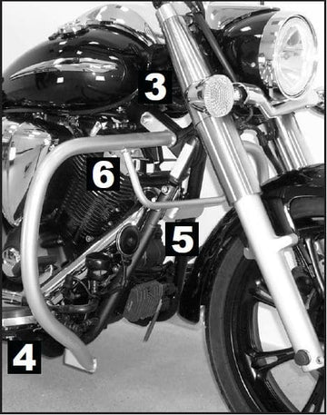 Yamaha XVS 950 A Midnight S [2009-2015] - Moottorin suojauspalkki