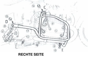 BMW R 850 R [2000-2006] - Moottorin suojauspalkki