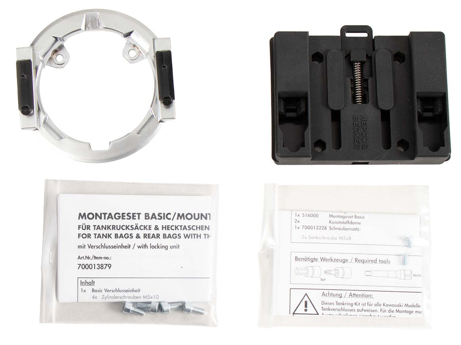 Kawasaki Versys 1000 [2019-2024] - Tankring Basic inkl. Gegenstück Tankrucksack