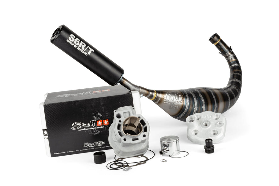 Fantic XE 50 2T - Moottoripaketti Big Racing 77ccm musta