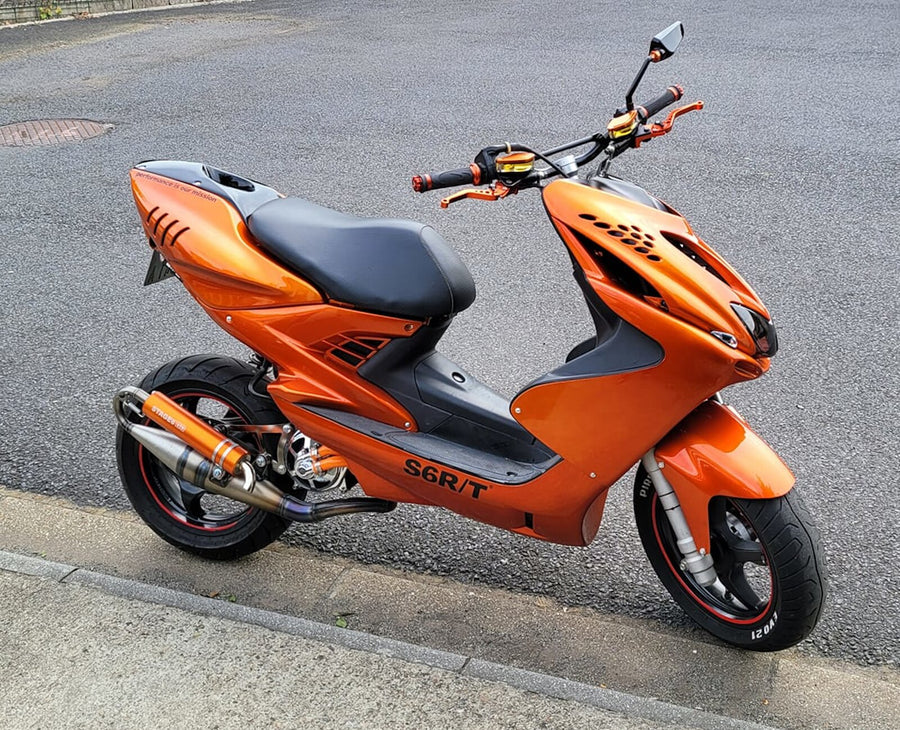 MBK Nitro 50 2T LC [2000–] - Auspuff Pro Replica MK2 Orange