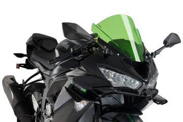 KAWASAKI ZX-6R NINJA [2018] – Sport-sivuspoileri – musta