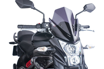 KAWASAKI ER-6N [2016] - Uuden sukupolven urheilullinen tuulilasi | Voimakkaan sävyinen | PUIG 5997F