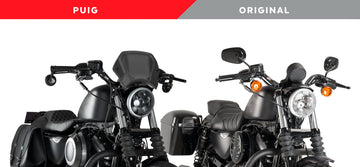 HARLEY DAVIDSON SPORTSTER 883 IRON XL 883 N [2012] – ALU Frontplatte – Silber - 0