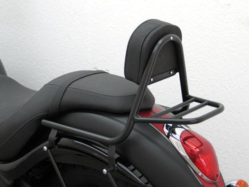 Kawasaki vn 900 Custom [2007-2017] - Pipe -tyynyjen ja matkalaukkujen sissy -palkki, musta, musta