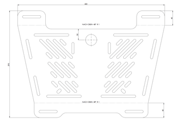 Suzuki GSX-8TT [2025-2026] - Gepäckbrückenverbreiterung schwarz