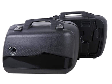 Sivulaukut [Hepco & Becker] - kotelosarja Junior Flash musta Enduro 30L/40R – universaali